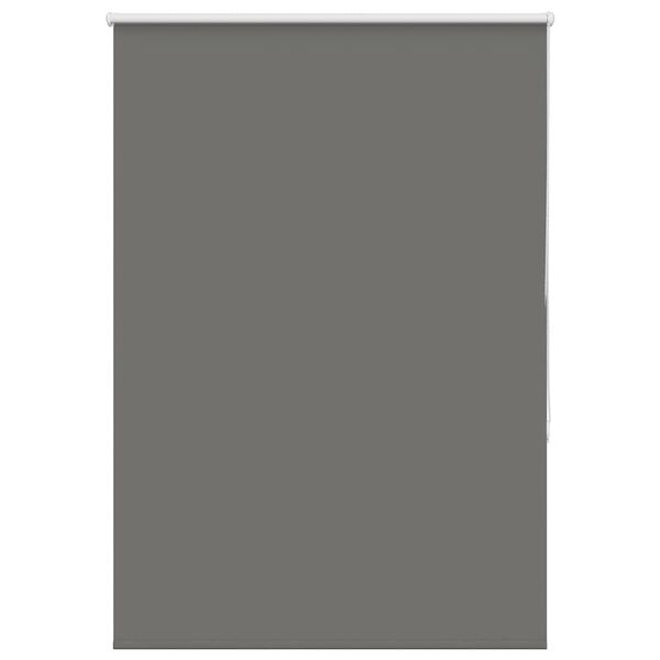 vidaXL Roller Blind Blackout Grey 105x175 cm Fabric Width 100.7 cm Polyester