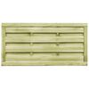 vidaXL Garden Gates 2 pcs Impregnated Pinewood 150x75 cm Green