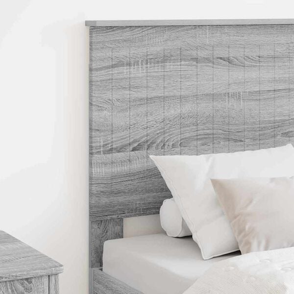 vidaXL Headboard with Headboard Grey Sonoma 75 cm Engineered wood