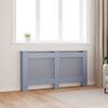vidaXL Radiator Cover Anthracite 152x19x81.5 cm MDF