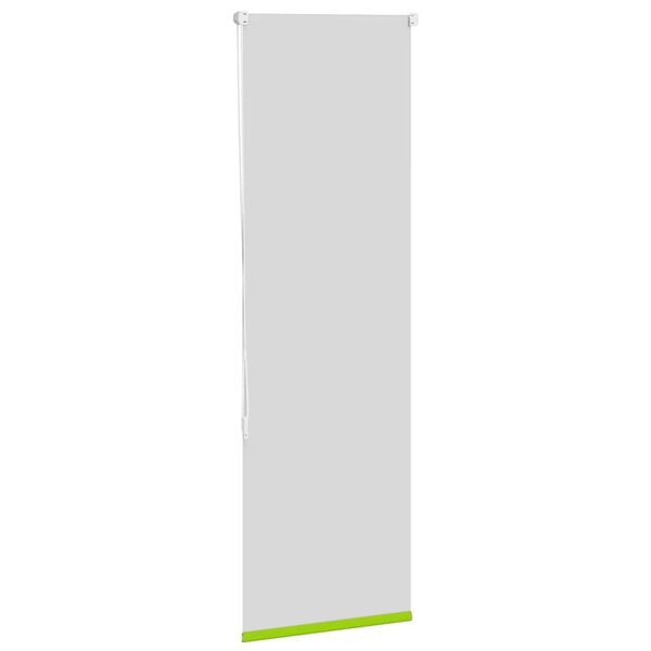 vidaXL Roller Blind Blackout Leaves Green 60x150 cm Fabric Width 55.7 cm Polyester