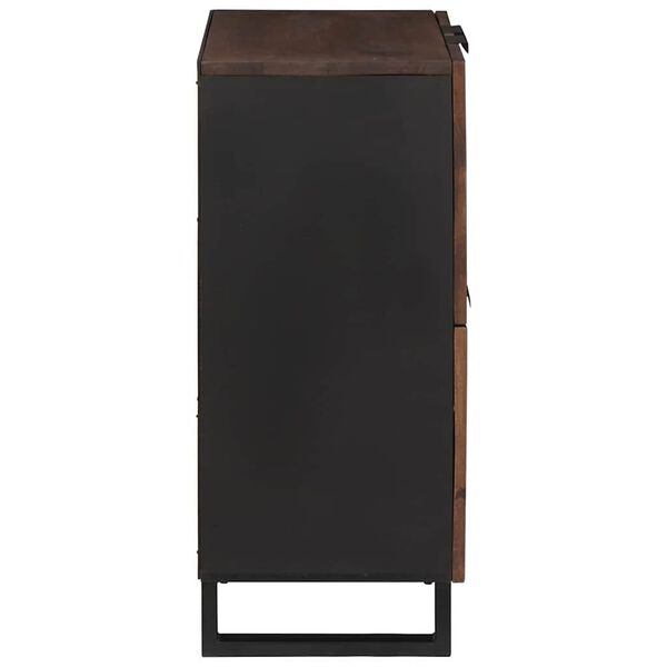 vidaXL Media Storage Cabinets & Racks Brown 60 x 33.5 x 75 cm