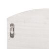 vidaXL Wall Mounted Coat Rack White 50x10x34 cm Wood