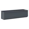 vidaXL Flower Boxes for Euro Pallets 12 pcs Grey 36x13.5x9.5 cm PP