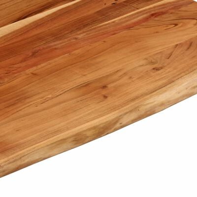 vidaXL Desk Top 90x80x2.5 cm Rectangular Solid Wood Acacia Live Edge
