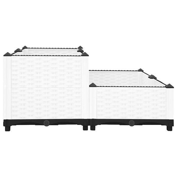 vidaXL Raised Bed 80x80x38 cm Polypropylene