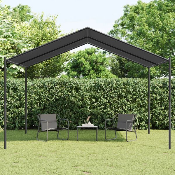 vidaXL Canopy Tent Anthracite 4x4 m Steel and Fabric