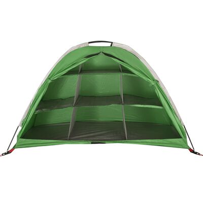 vidaXL Storage Tent 9 Compartments Green 125x50x68 cm 185T Taffeta