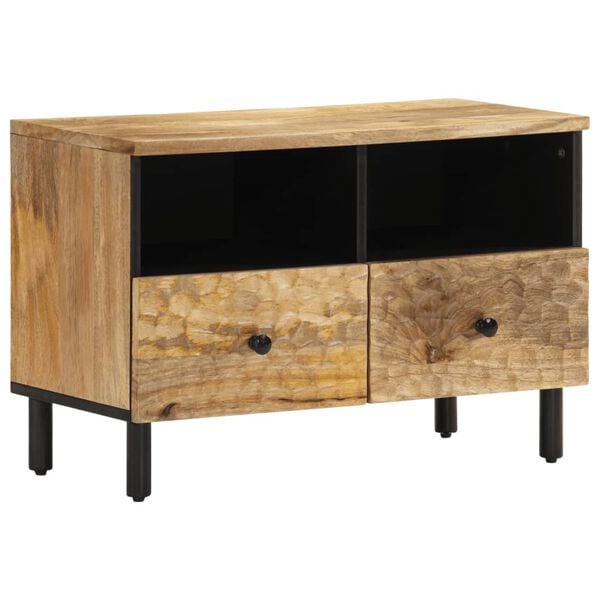 vidaXL TV Cabinet 70x33x46 cm Solid Wood Mango