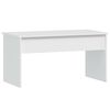 vidaXL Coffee Table White 102x50.5x52.5 cm Engineered Wood