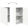 vidaXL Storage Cabinet White 50x45x103.5 cm Engineered Wood