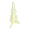 vidaXL Christmas Tree 240 LEDs Warm White 180 cm PET