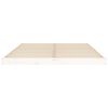 vidaXL Bed Frame without Mattress White 140x200 cm Solid Wood Pine