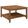 vidaXL Coffee Table LAREN Natural 80.5 x 80 x 45 cm Solid Acacia Wood