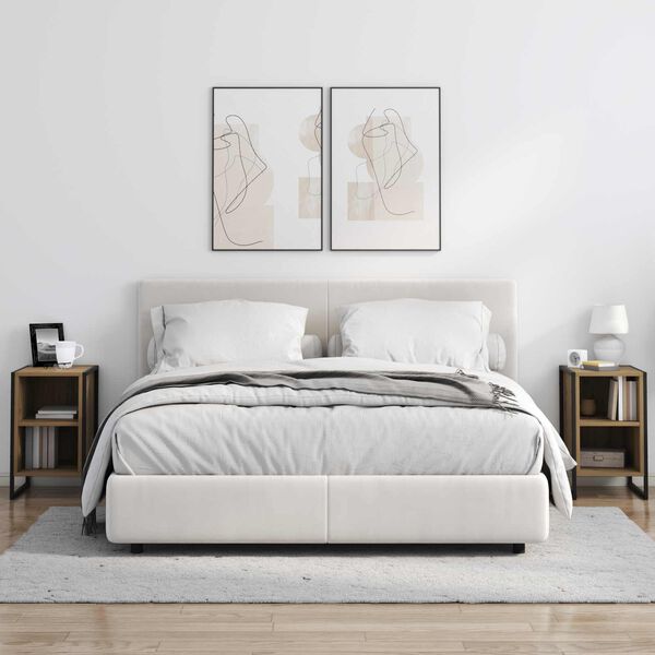 vidaXL Bedside Table 2 pcs Artisian Oak 39.5 x 30 x 50 cm