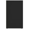 vidaXL Shoe Cabinets 2 pcs Black 52.5x30x50 cm