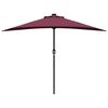 vidaXL Garden Parasol Bordeaux Red 294 x 150 x 224 cm