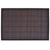 vidaXL Placemat | Dark brown | Bamboo surface, gauze backing | 30 x 45 cm