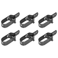 vidaXL Wire Tensioners for Chain-Link Fence 6 pcs 100 mm Grey