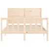 vidaXL Bed Frame without Mattress Small Double Solid Wood Pine