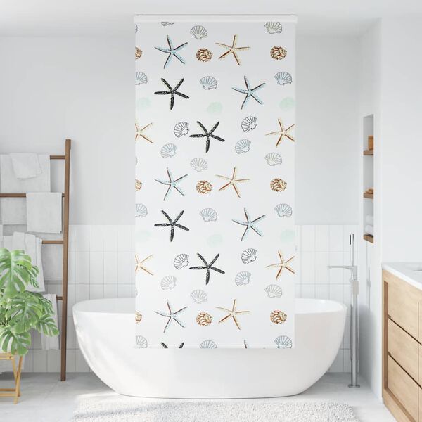 vidaXL Shower Roller Blind with Cassette 90x240 cm Fabric Width 86 cm