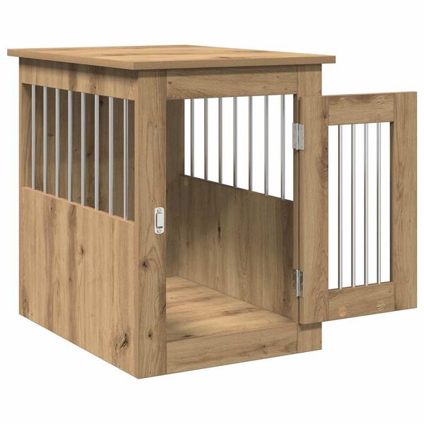 vidaXL Dog Crate Furniture Artisan Oak 45x62x59 cm Engineered Wood