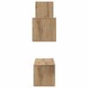 vidaXL TV Cabinet Set with Drawer 4 pcs Artisan oak 30.5 x 30 x 60 cm
