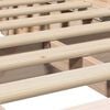 vidaXL Bed Frame Brown 80 x 200 cm Solid Pine Wood