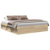 vidaXL Bed Frame without Mattress Sonoma Oak 200x200 cm