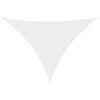 vidaXL Sunshade Sail Oxford Fabric Triangular 5x7x7 m White