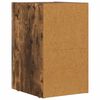 vidaXL Bedside Table Smoked Oak 29.5 x 33.5 x 50 cm Engineered Wood