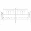 vidaXL Daybed Frame White 90 x 190 cm Steel