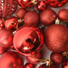 vidaXL Christmas Baubles 100 pcs Wine Red 3 / 4 / 6 cm