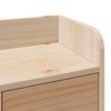 vidaXL Bookcase Bed without Mattress 75x190 cm Small Single Solid Wood Pine
