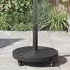 vidaXL Parasol Base Art Deco Black &Oslash; 45 x 39.5 cm Iron