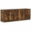 vidaXL Storage Cabinet for Loft Bed 2 pcs Smoked Oak 66 x 35 x 48 cm