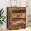 vidaXL Storage Cabinets 2 pcs Old Wood 80 x 48 x 105 cm