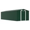 vidaXL Garden Shed 257x580x181 cm Metal Green