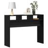 vidaXL Console Table Black oak 105 x 30 x 80 cm Engineered wood