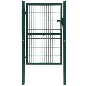 vidaXL 2D Fence Gate (Single) Green 100x120 cm