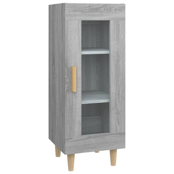 vidaXL Sideboard Grey Sonoma 34.5x34x90 cm Engineered Wood