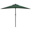 vidaXL Garden Parasol Green 294 x 150 x 224 cm Polyester and Steel