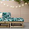 vidaXL Garden Footstool with Cushion Impregnated Wood Pine