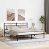 vidaXL Bed Frame without Mattress Sonoma Oak 160x200 cm Engineered Wood