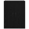 vidaXL Wall-Mounted Cabinet 2 pcs Black Oak 69.5 x 34 x 90 cm