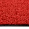vidaXL Doormat Washable Red 60x90 cm