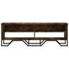 vidaXL TV Cabinet Smoked Oak 122x34x41 cm Engineered Wood