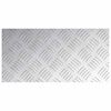 vidaXL Stair Tread Rectangular 2 pcs Silver 40 x 20 cm Aluminium