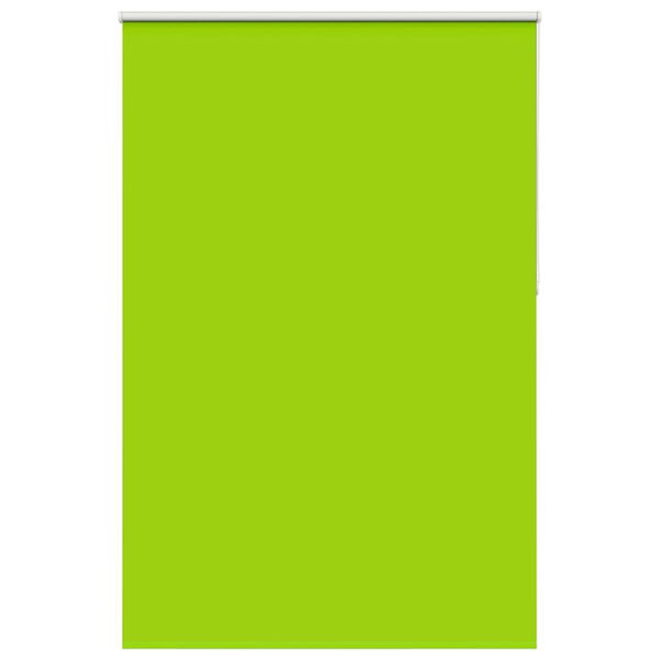 vidaXL Roller Blind Blackout Leaves Green 150x230 cm Fabric Width 146.6 cm Polyester