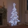 vidaXL Christmas Tree with 160 LEDs Cold white 151 cm Acrylic